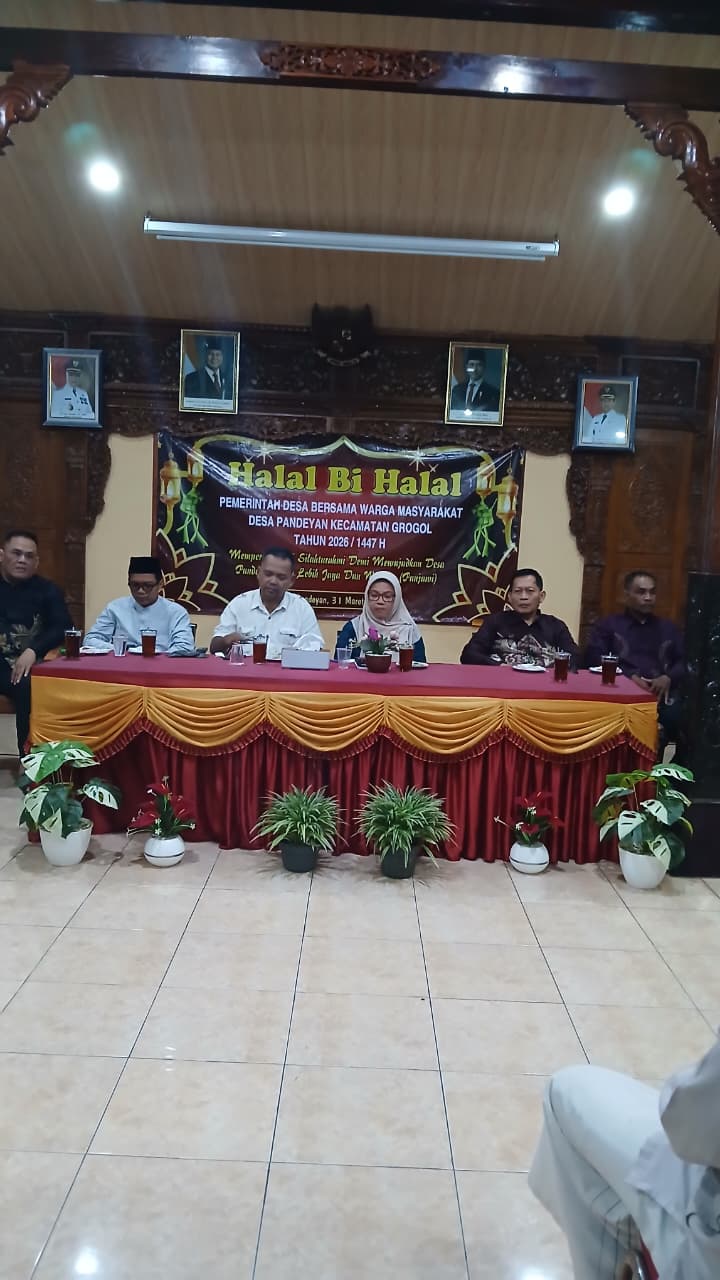 HALAL BIHALAL PEMERINTAH DESA PANDEYAN BERSAMA WARGA MASYARAKAT